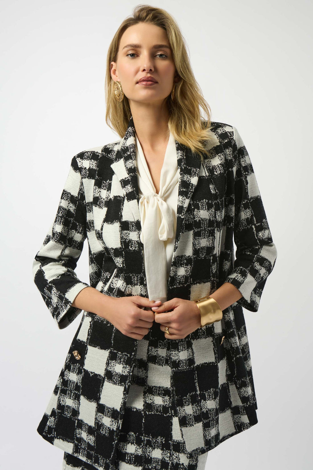 Joseph Ribkoff | Jacquard Sweater Jacket