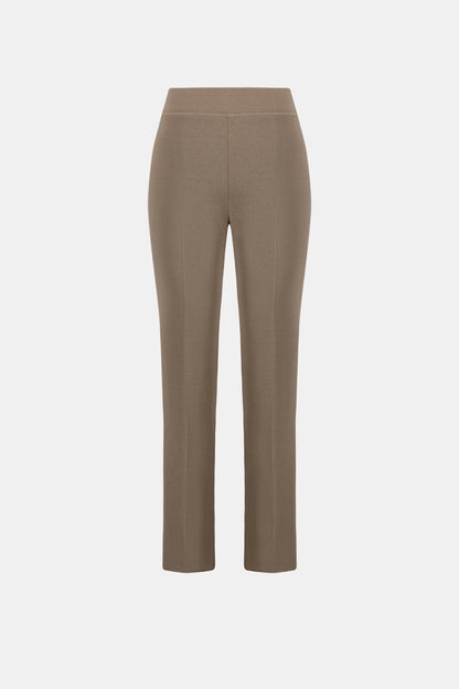 Back‑Slit Straight‑Leg Pant