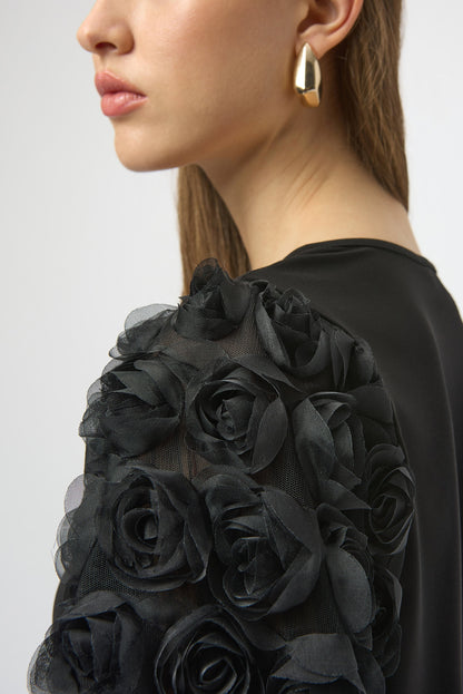 Joseph Ribkoff | Top W/rosette Slvs