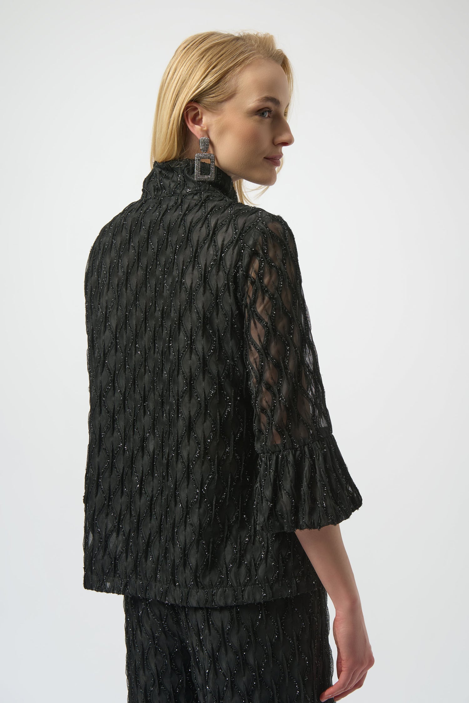 Joseph Ribkoff | Lurex Trapeze Jacket