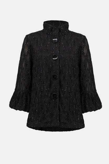 Joseph Ribkoff | Lurex Trapeze Jacket