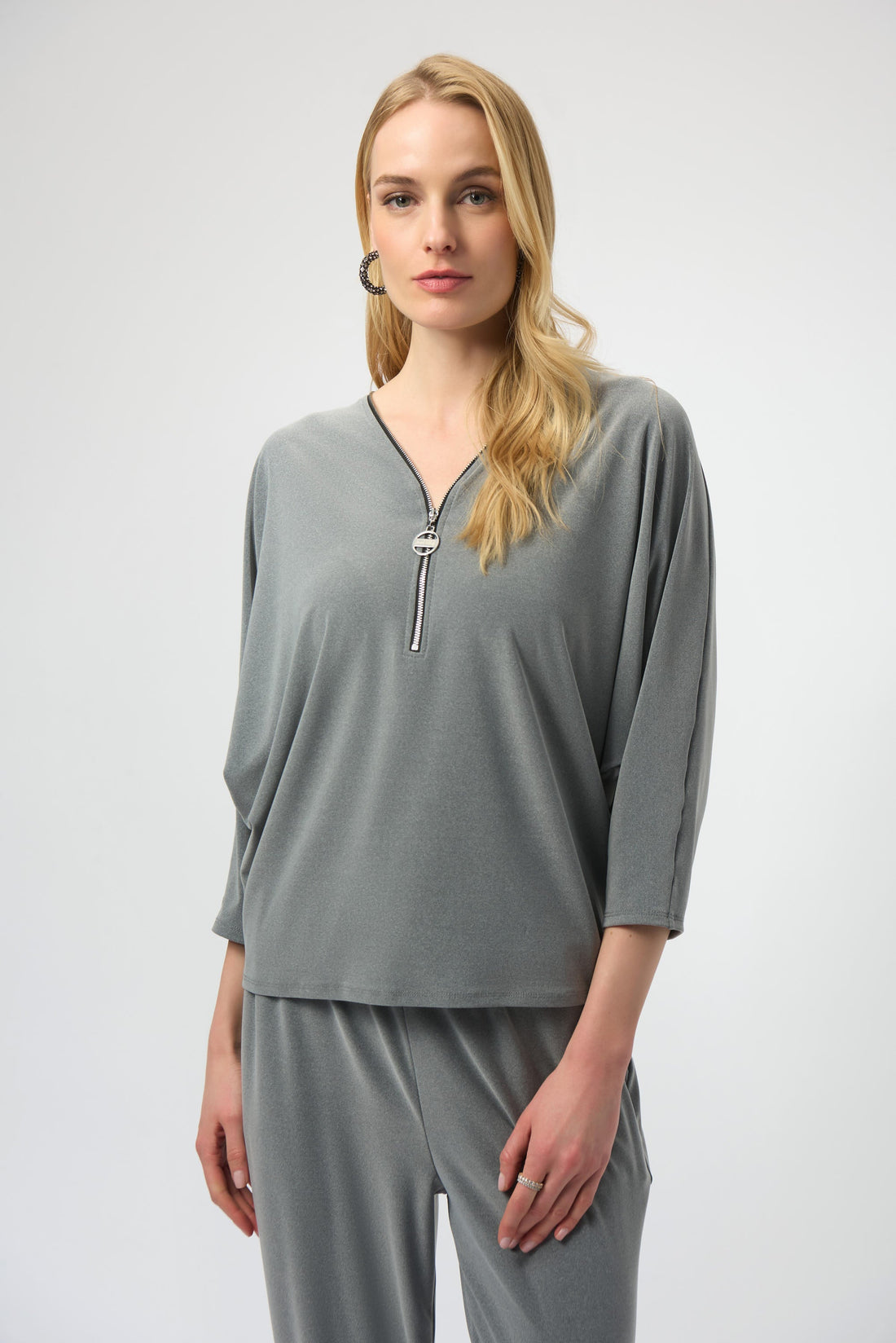 Joseph Ribkoff | Knit Top W/zipper