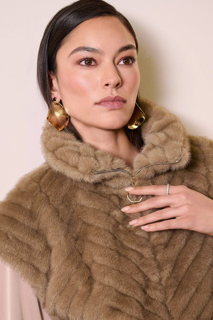 Joseph Ribkoff | Faux Fur Vest