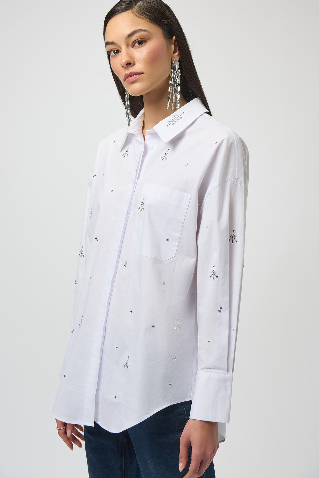 Joseph Ribkoff | Blouse W/rhinestones