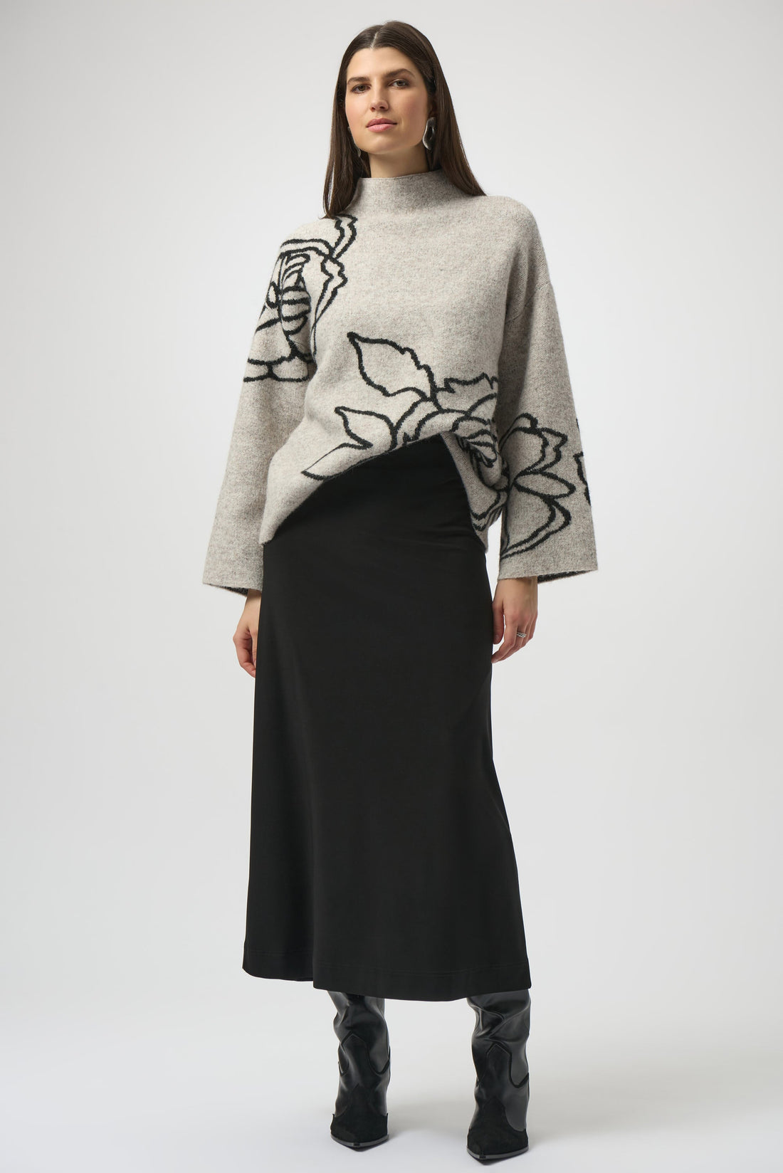 Joseph Ribkoff | Floral Pullover Sweater