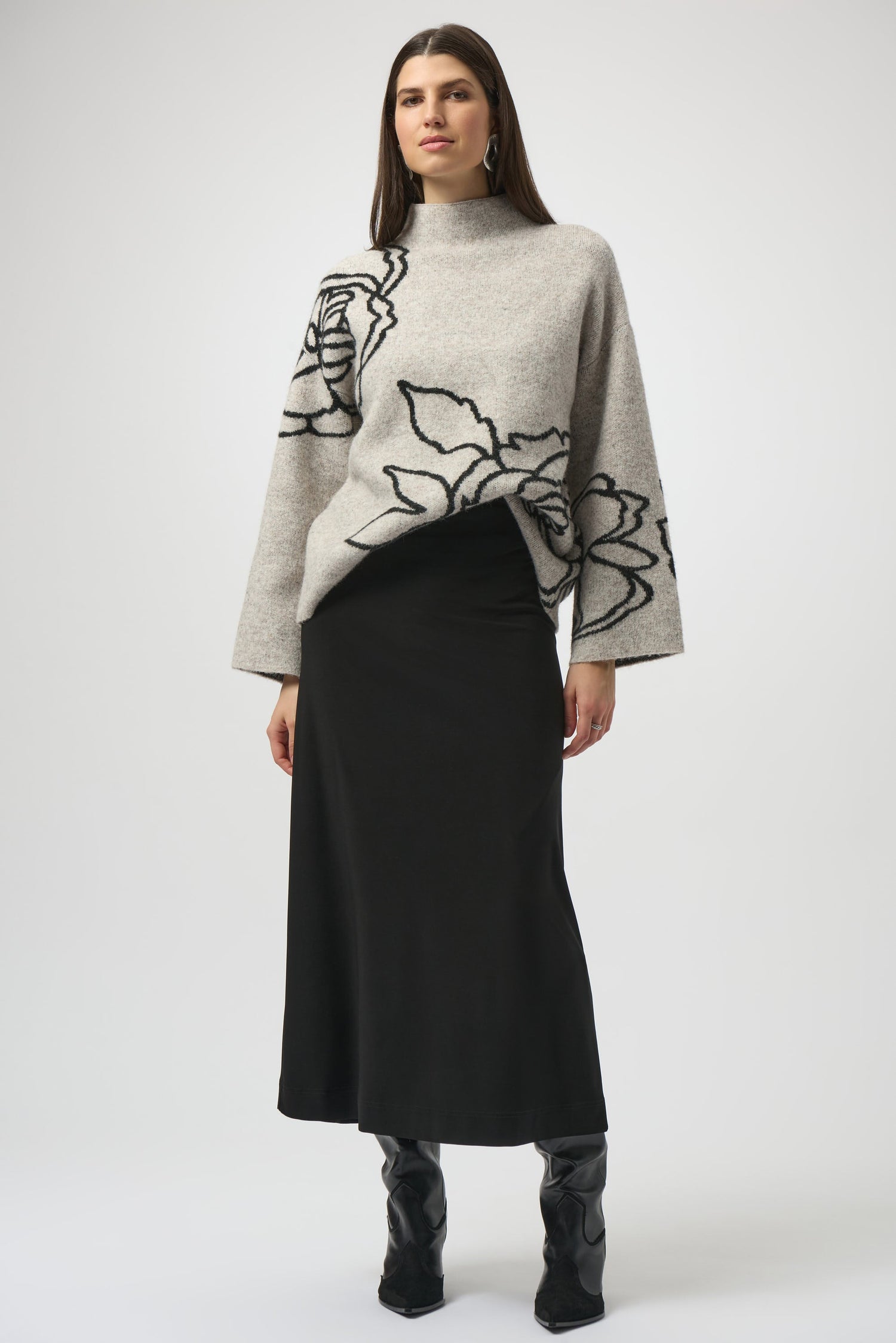 Joseph Ribkoff | Floral Pullover Sweater