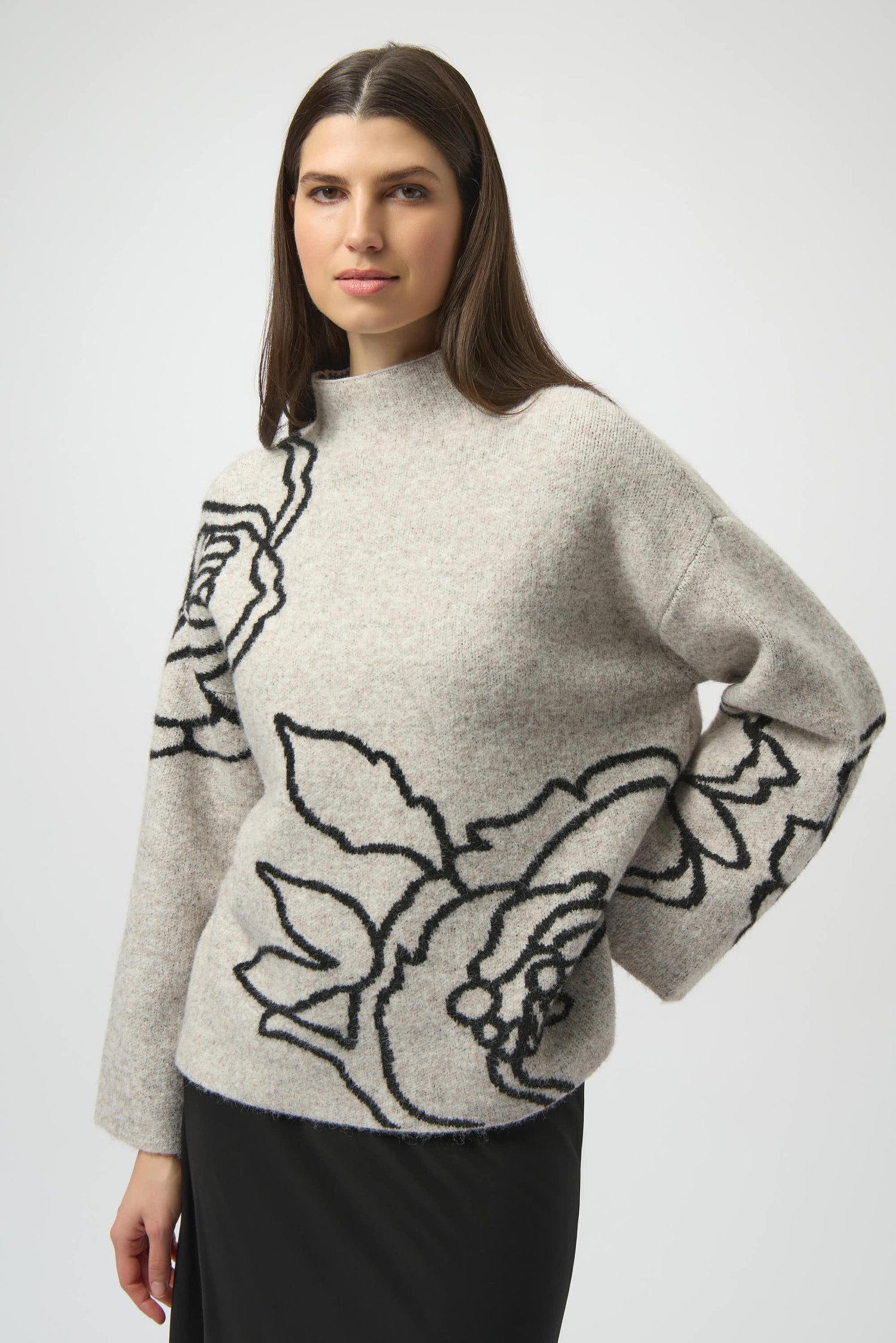 Joseph Ribkoff | Floral Pullover Sweater