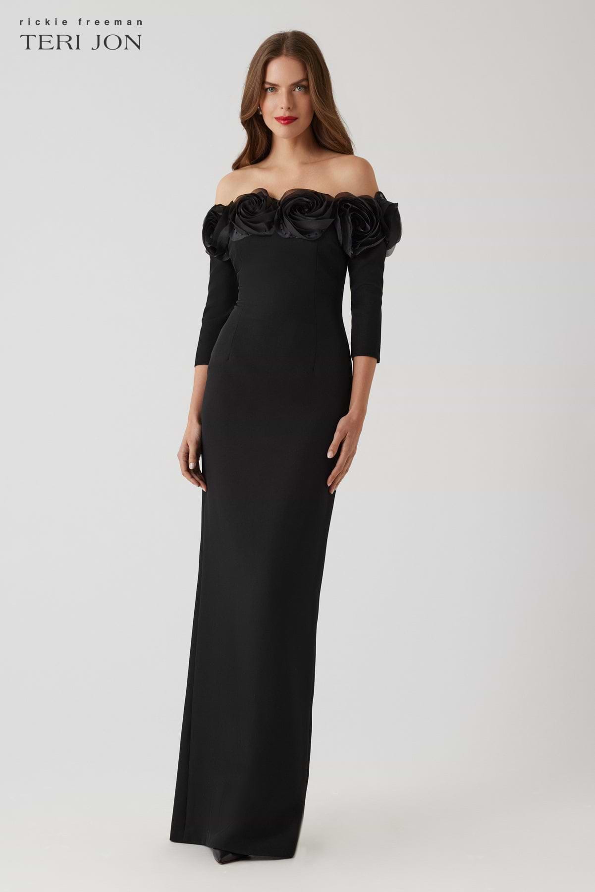 Teri Jon | Off-shoulder Gown
