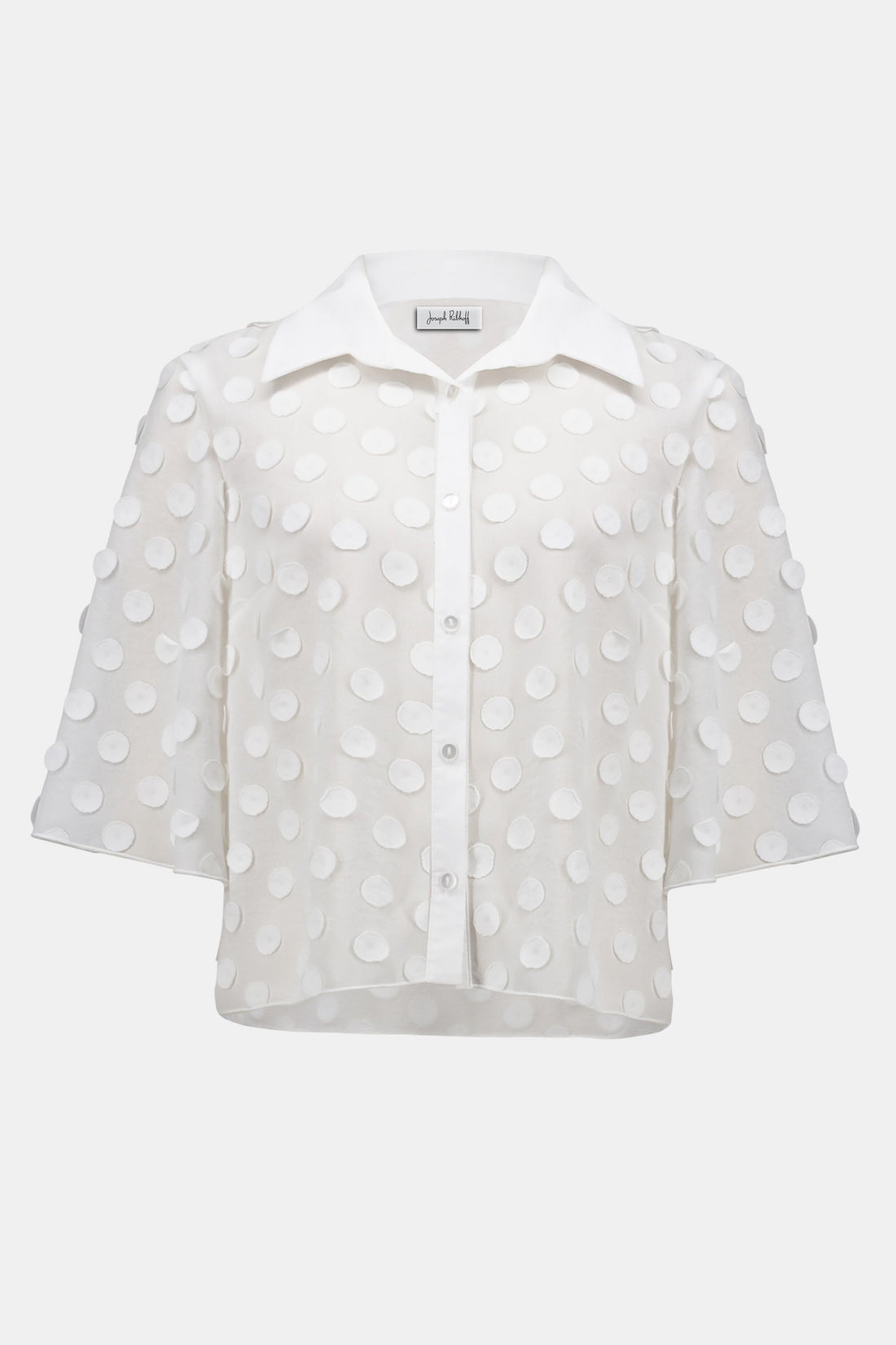 Joseph Ribkoff | Dot Jacquard Blouse