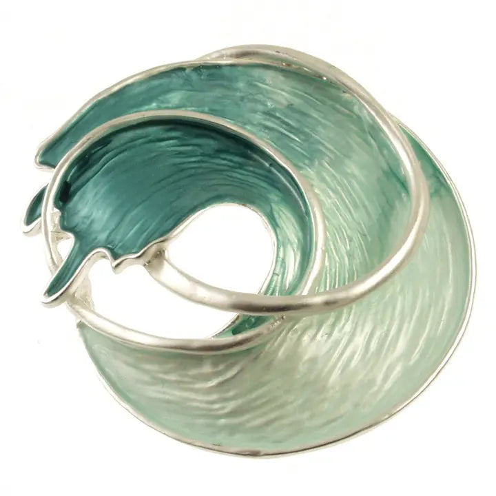 Origin Jewelry | Magnetic Ocean Wave Brooch