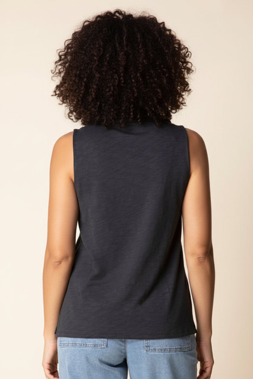 Cotton Pebble Panel Tunic