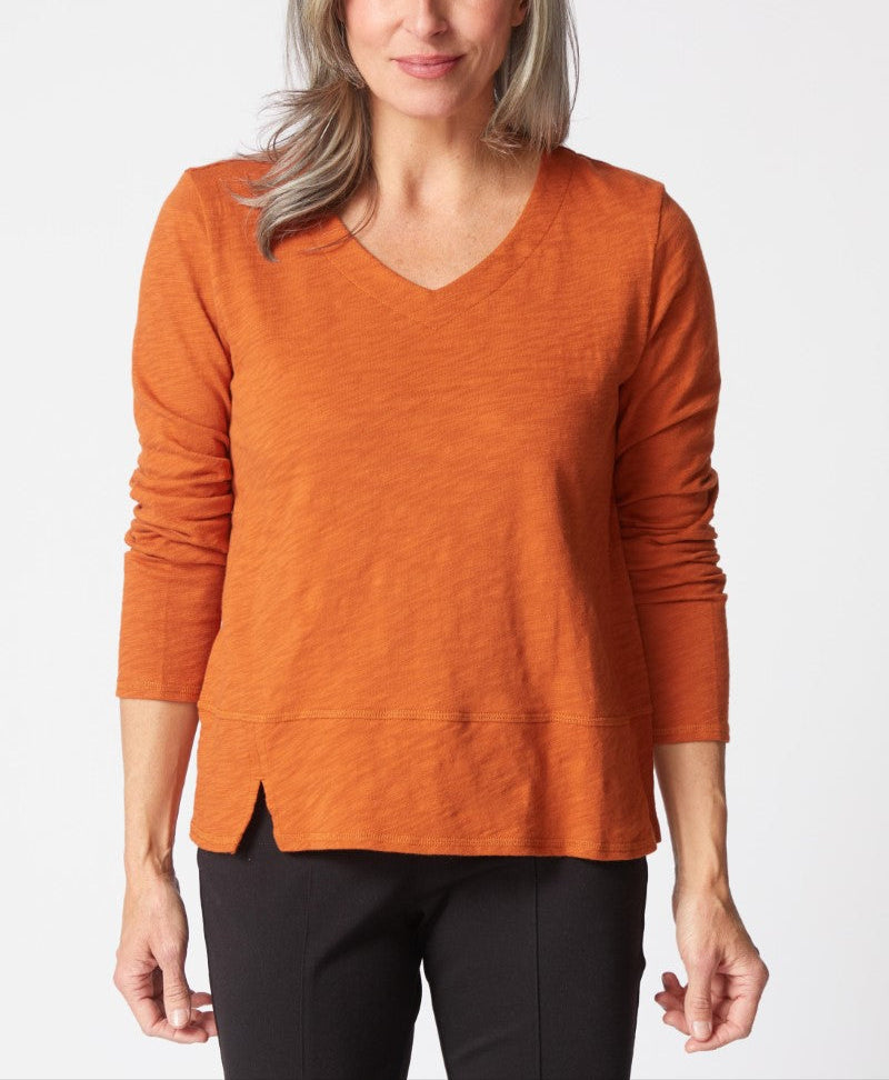 Habitat | Cotton Pebble Seamed L/s Tee