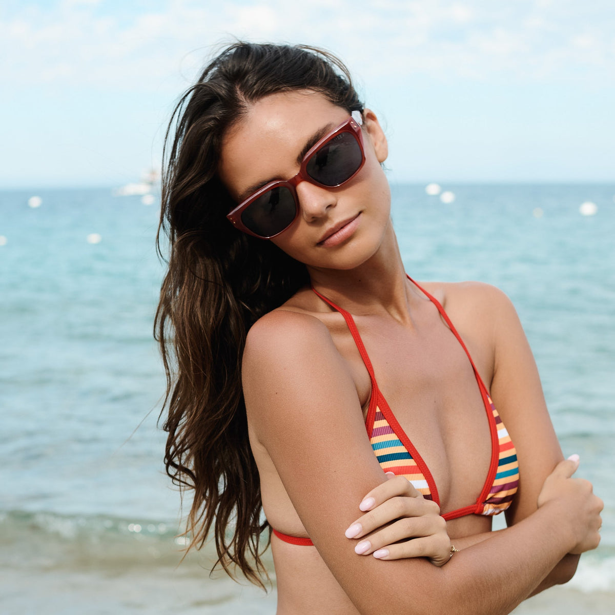 Nova Sunglasses - Ginger/Sky