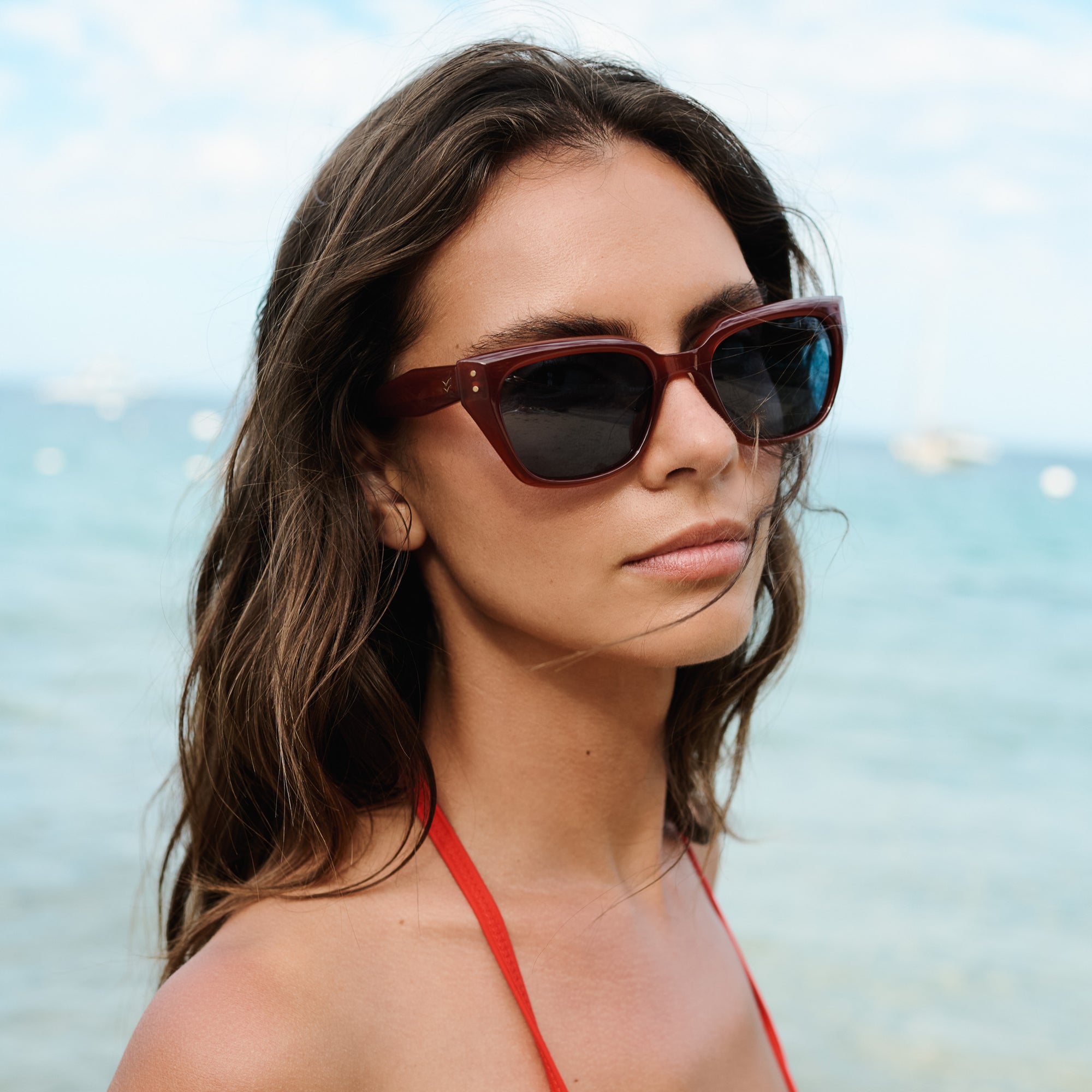 Nova Sunglasses - Ginger/Sky