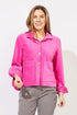 Fuchsia corded velour jacket from Escape by HAB, stylish and soft with a relaxed fit, perfect for casual wear.