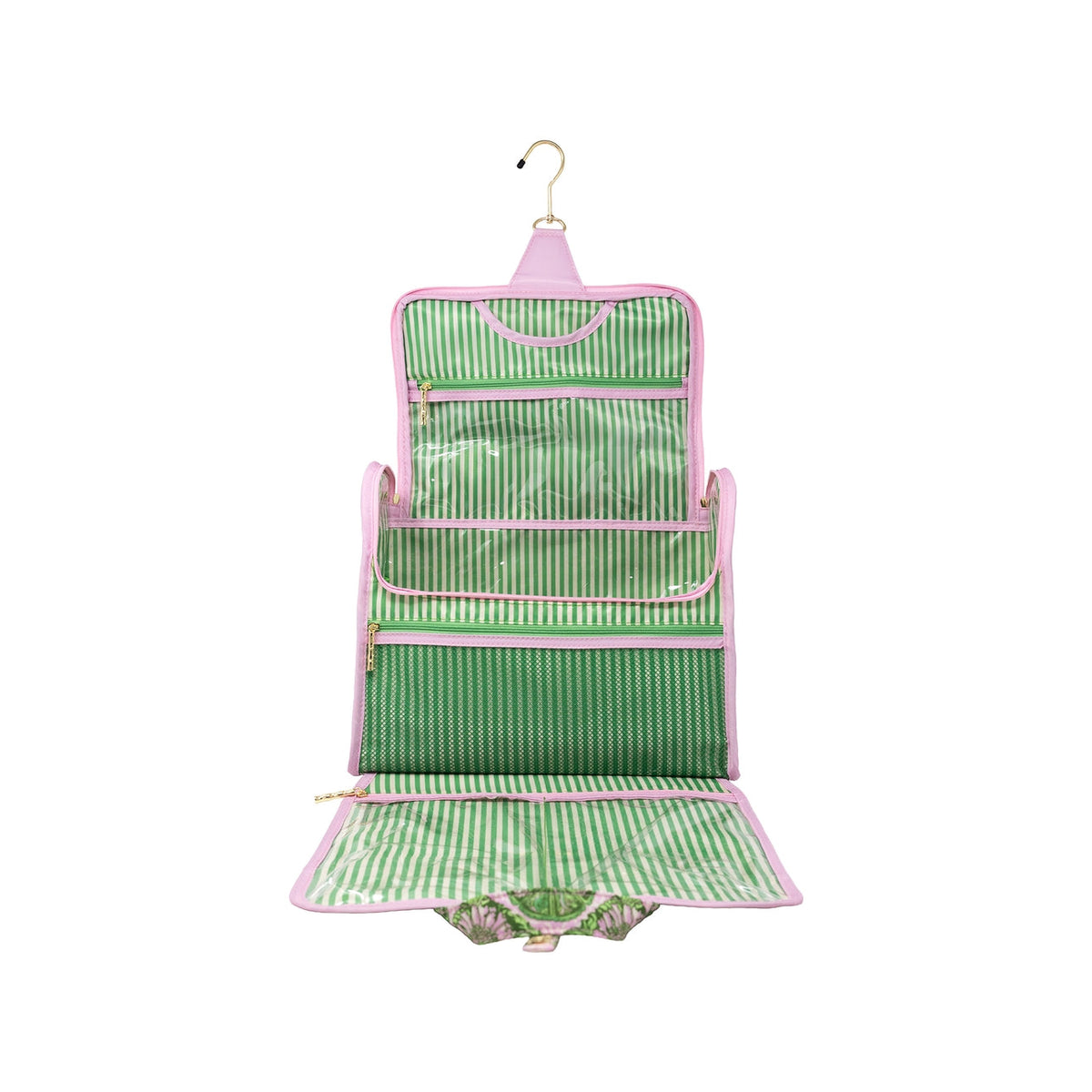 Hanging Toiletry Bag, Tropical Tiles