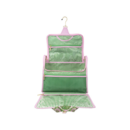 Hanging Toiletry Bag, Tropical Tiles