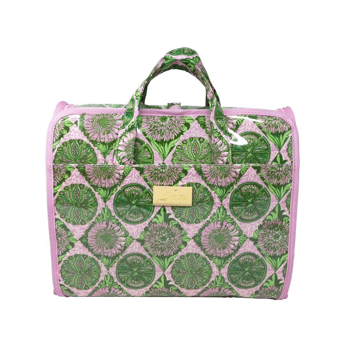 Hanging Toiletry Bag, Tropical Tiles