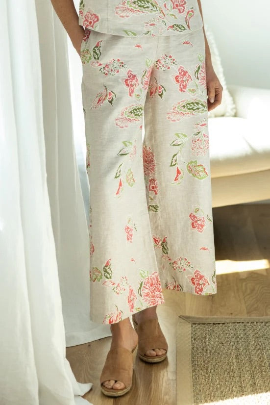 Habitat | Linen Bloomer Easy Flood Pant