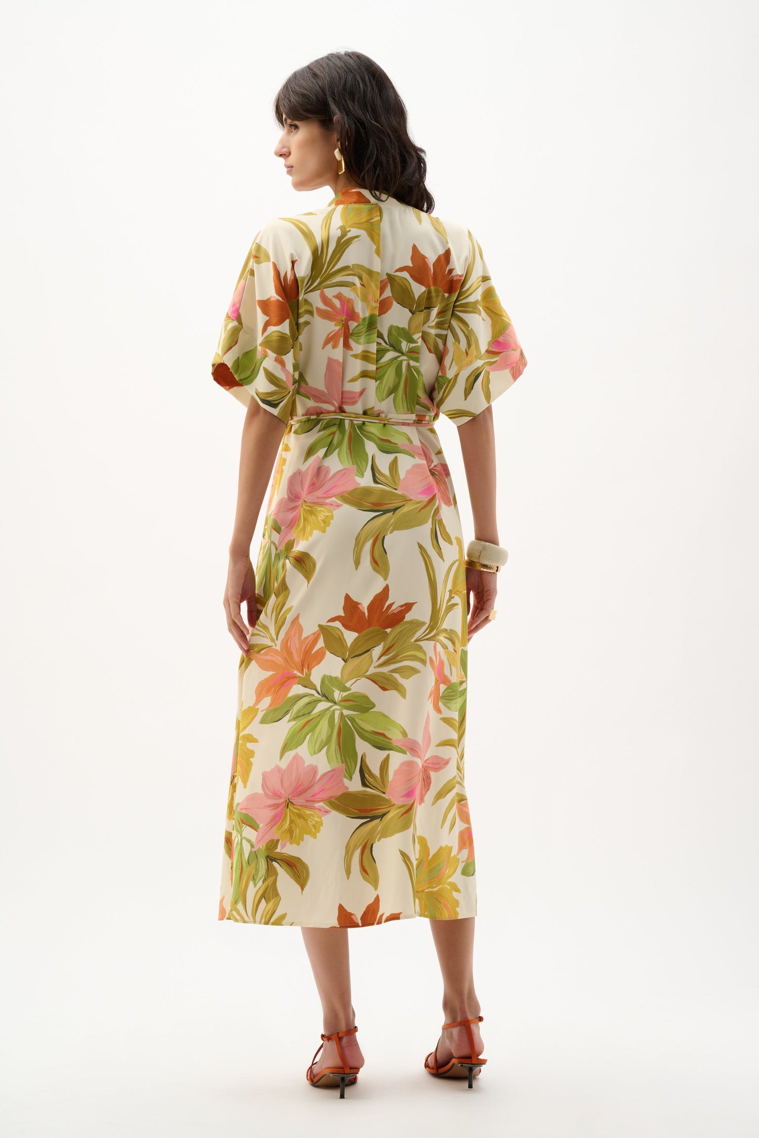 Tropical Print Dress
