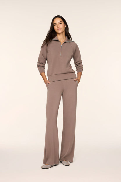 Airessentials Half Zip Iron Stone