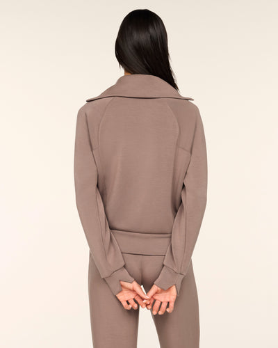 Airessentials Half Zip Iron Stone