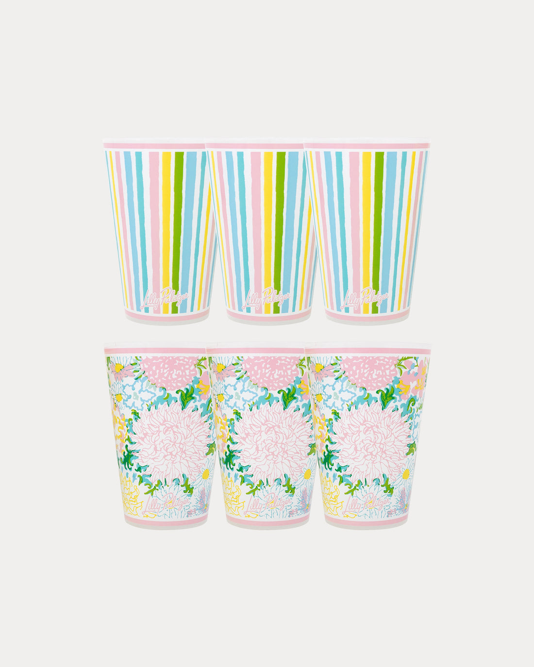 Pool Cup Set - Multi Lilly Garden Home