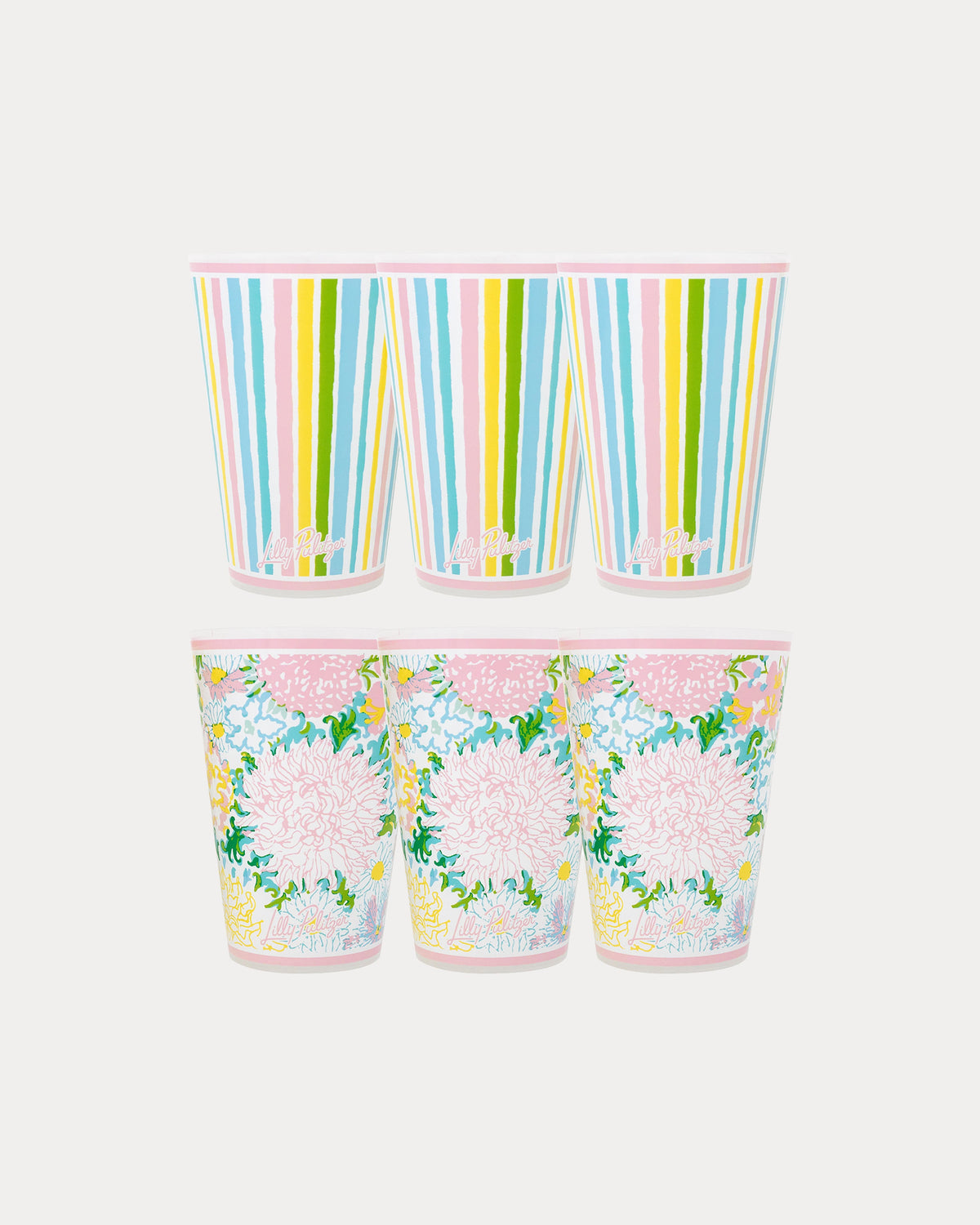 Pool Cup Set - Multi Lilly Garden Home