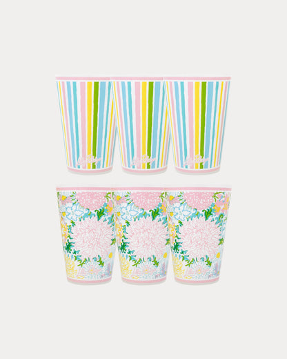 Pool Cup Set - Multi Lilly Garden Home