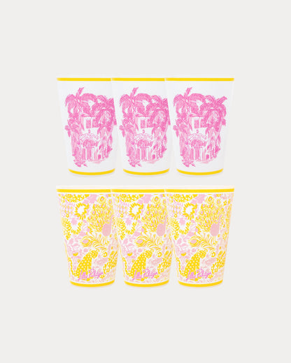 Pool Cup Set - Multi Royal Zoo