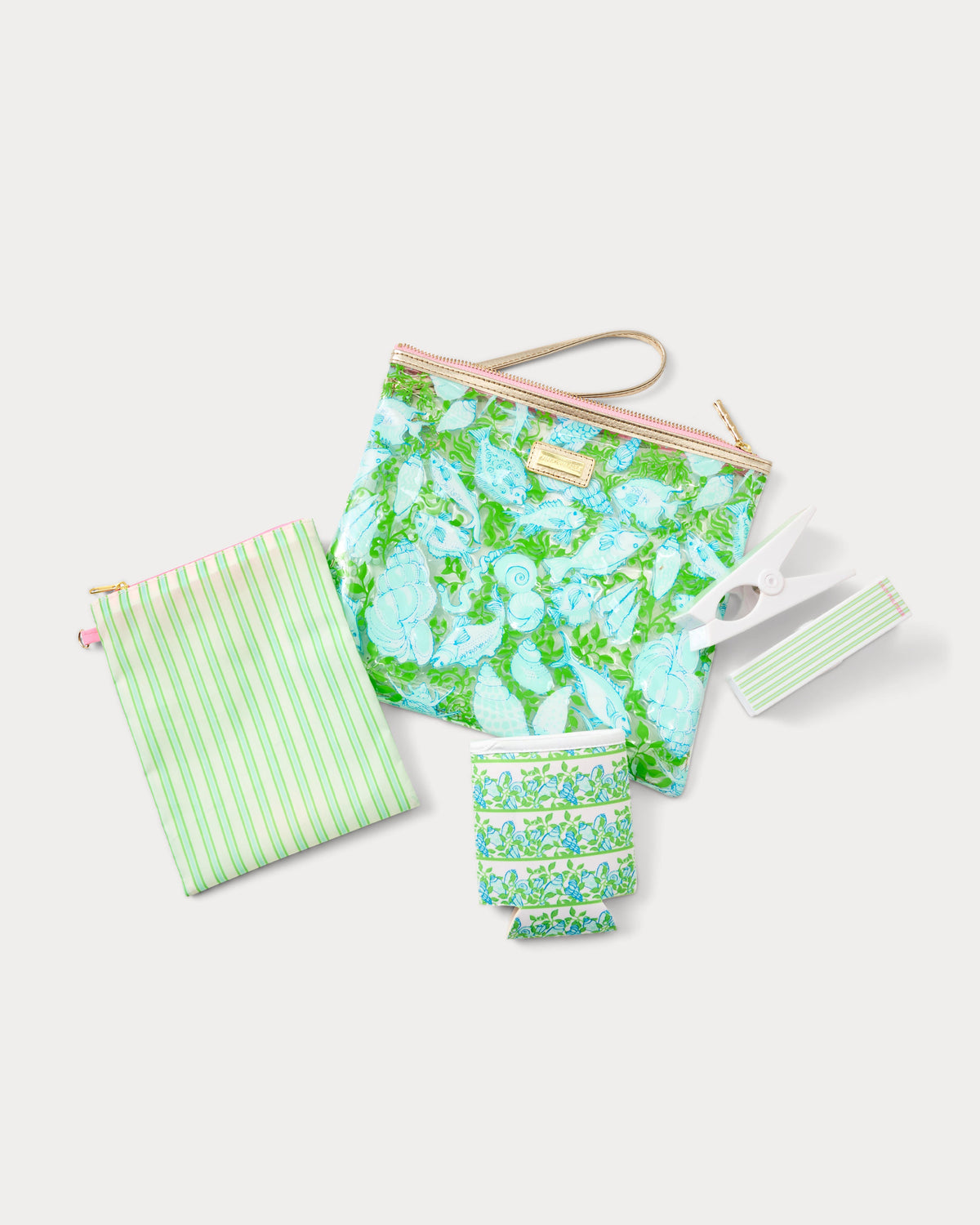 Beach Day Pouch - Day Dream Blue Throw Me A Line