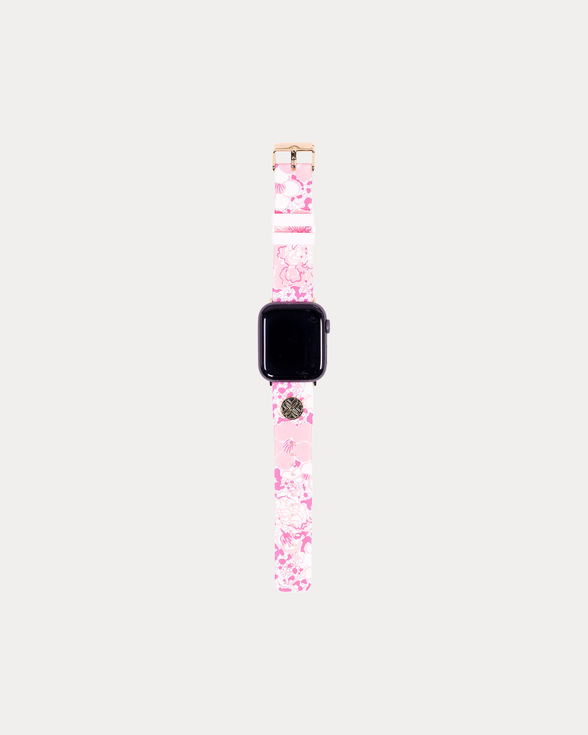 Silicone Apple Watch Band, Conch Shell Pink Burst of Joy