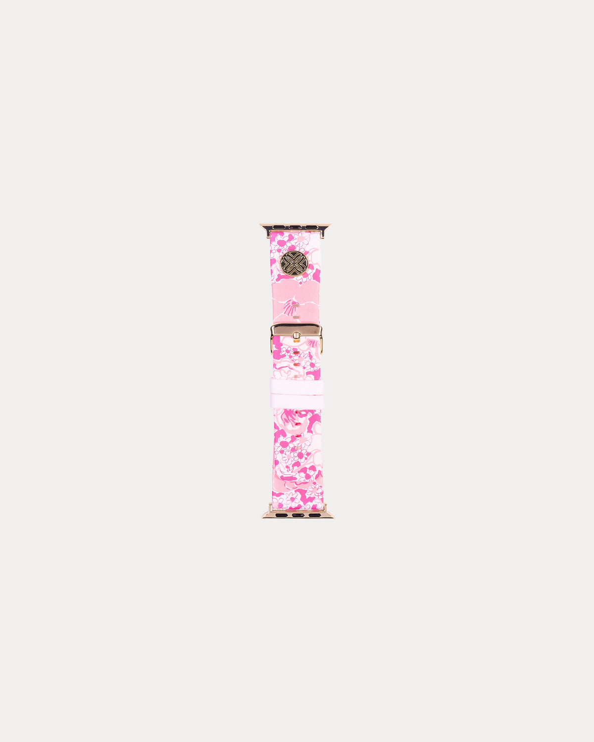 Silicone Apple Watch Band, Conch Shell Pink Burst of Joy