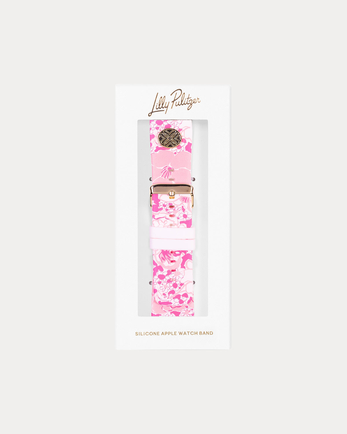 Silicone Apple Watch Band, Conch Shell Pink Burst of Joy