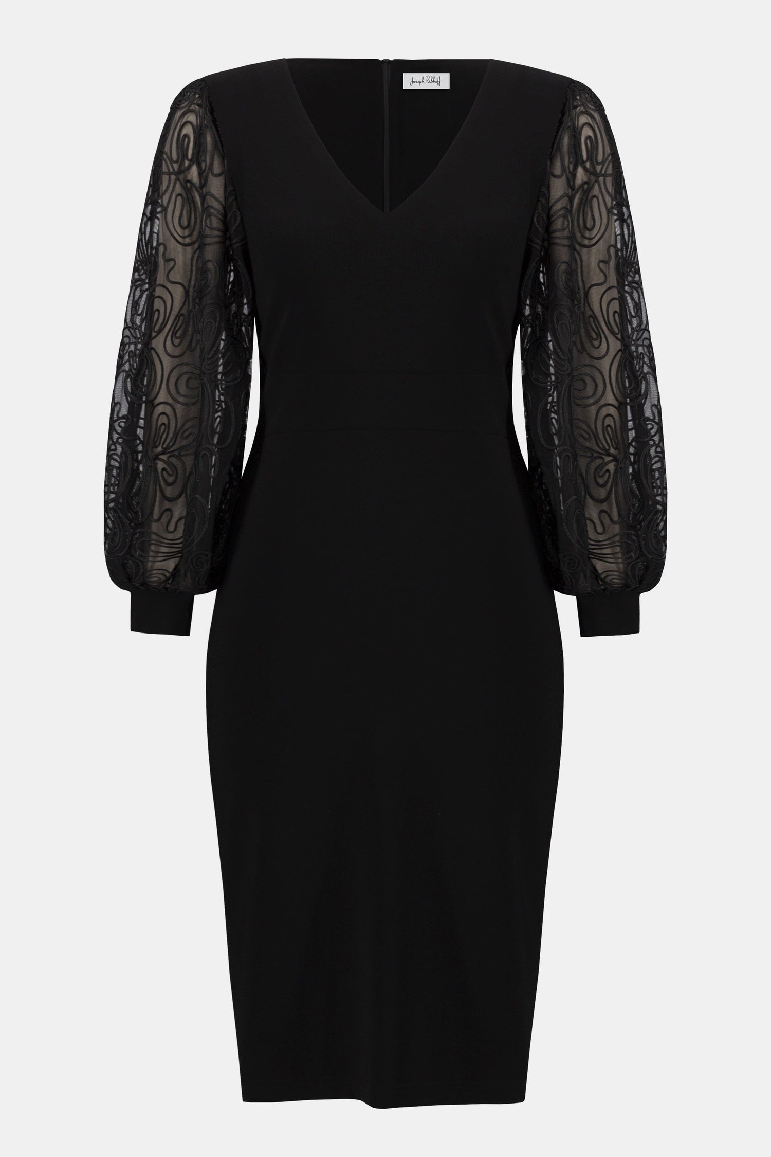 Joseph Ribkoff | Knit &amp; Mesh Sheath Dress