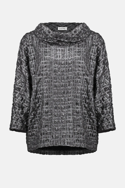 Joseph Ribkoff | Jacquard Cowl Nk Top