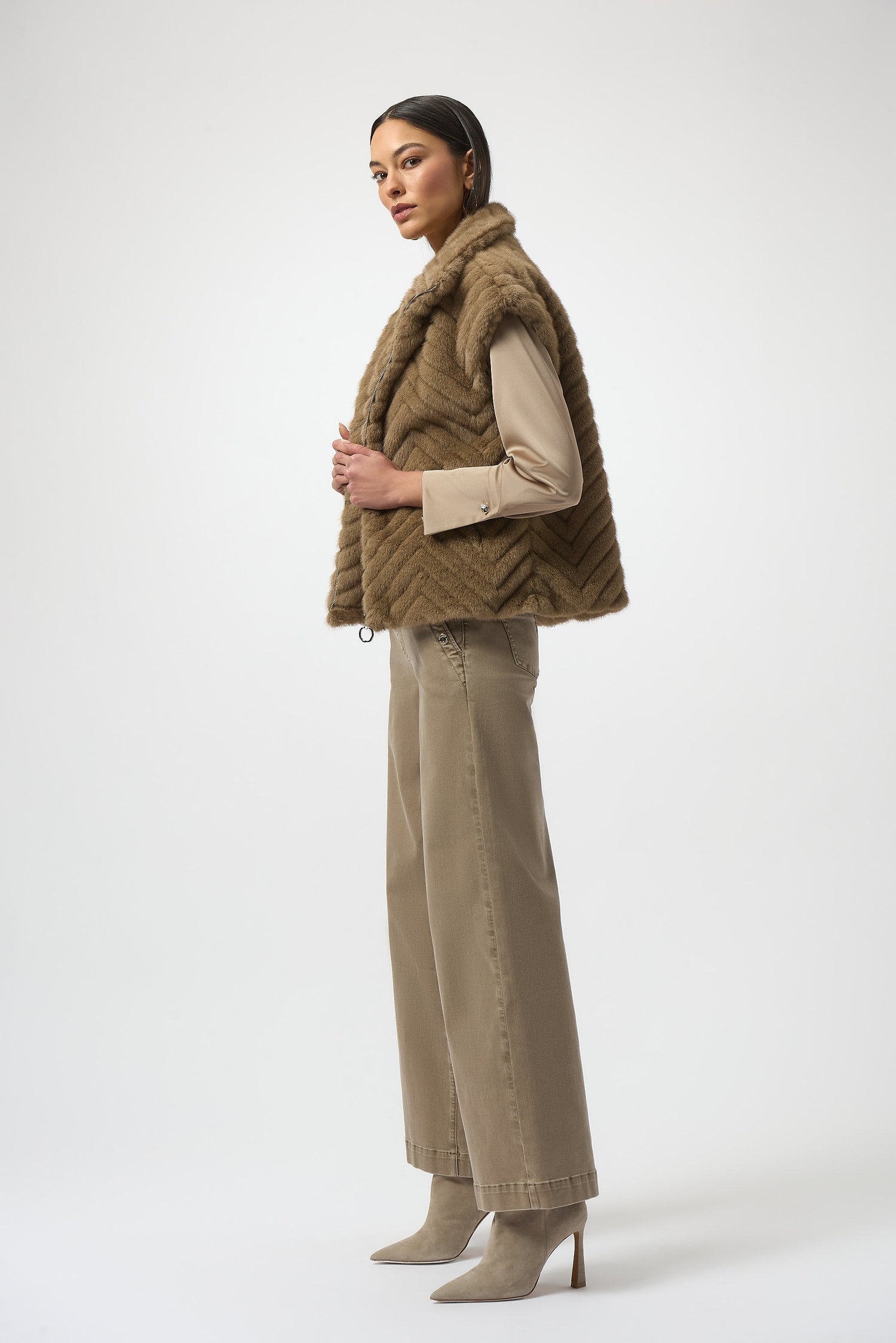 Joseph Ribkoff | Faux Fur Vest