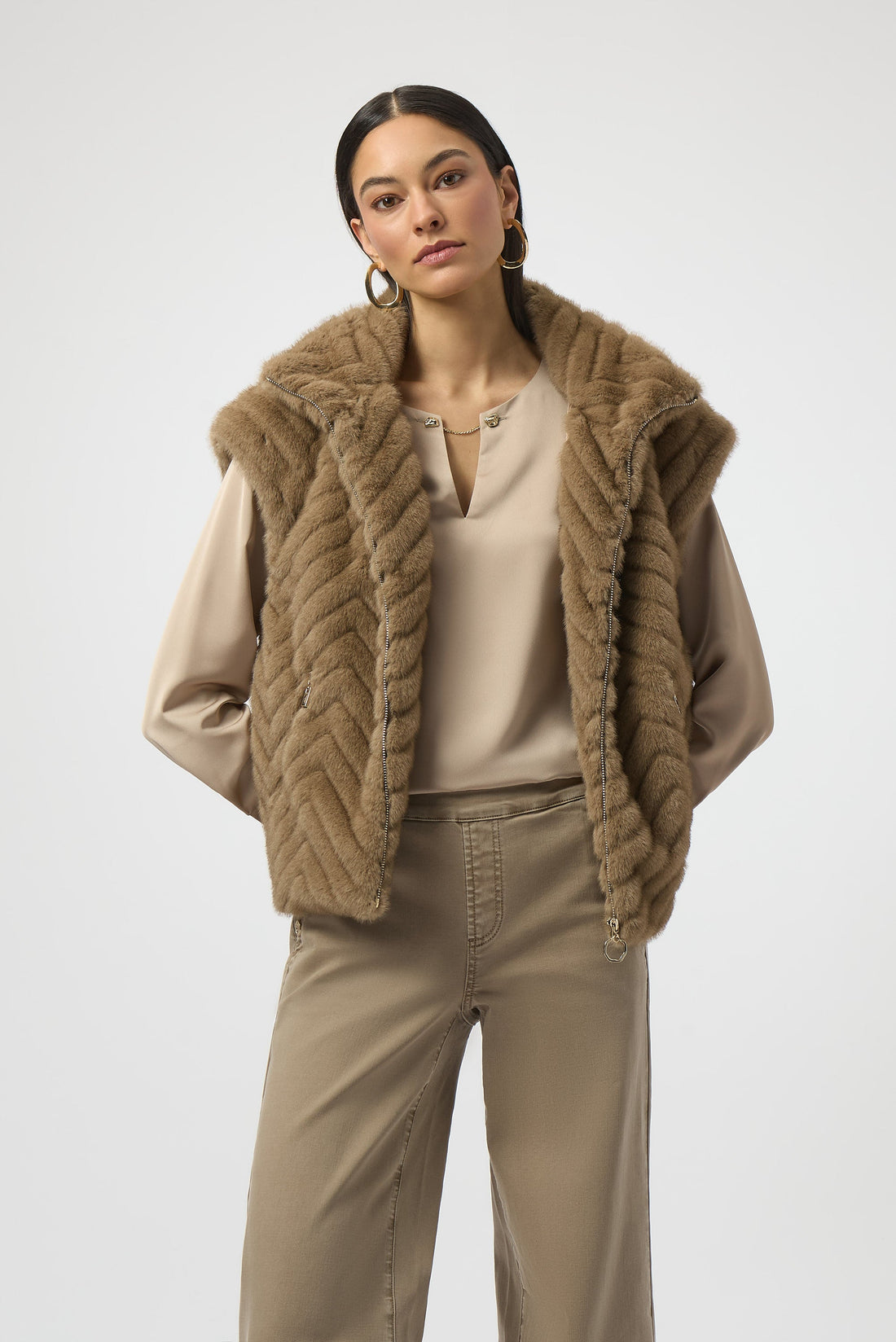 Joseph Ribkoff | Faux Fur Vest