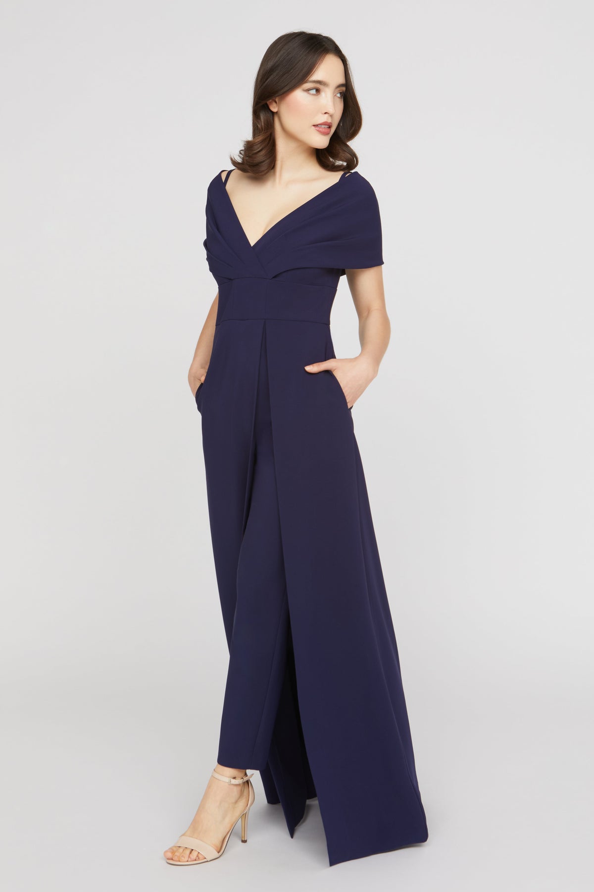 Kay Unger Irelyn jumpsuit, stylish romper with a fitted silhouette, featuring elegant fabric and modern design details.
