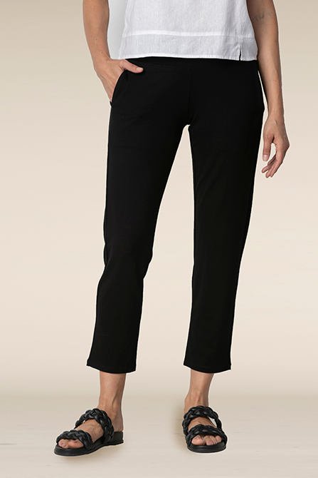 Habitat | Black Straight Pant - Evelyne Talman