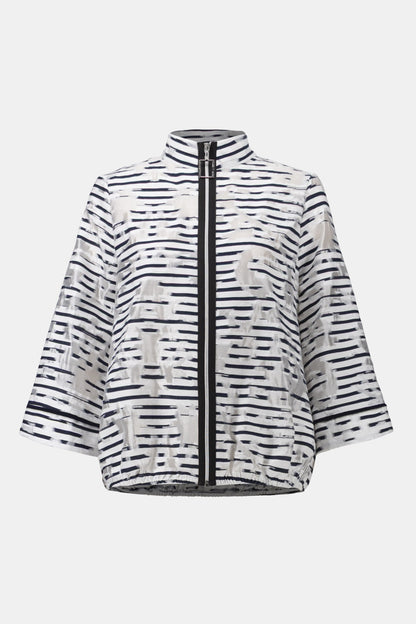 Striped Bomber Jacket