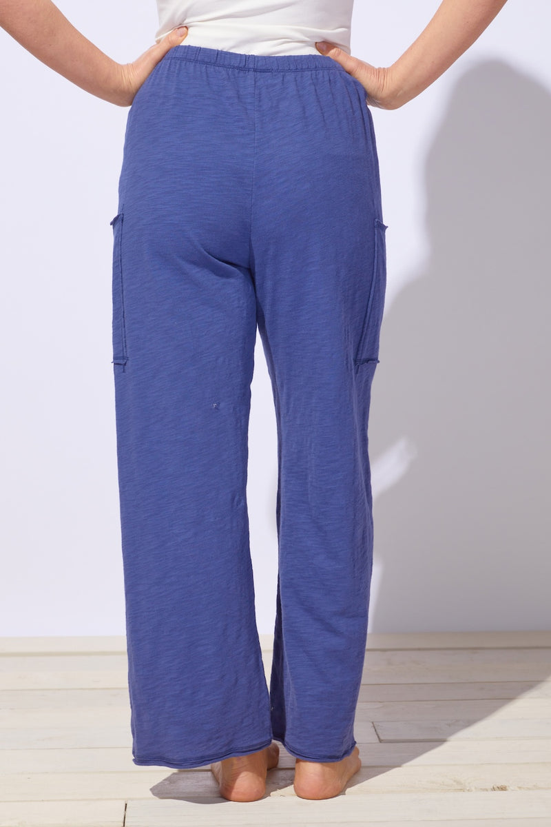 Escape By Hab | Cotton Slub Pocket Flood Pant
