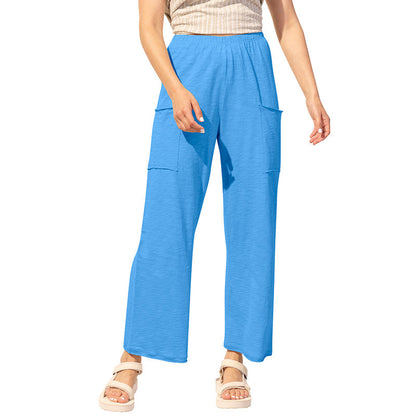 Escape By Hab | Cotton Slub Pocket Flood Pant