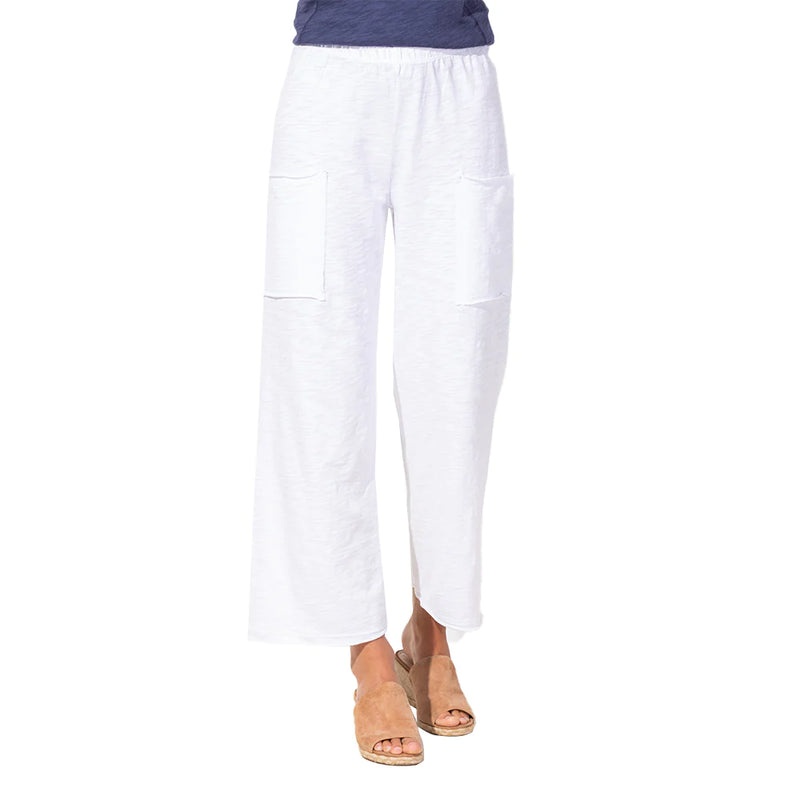 Escape By Hab | Cotton Slub Pocket Flood Pant