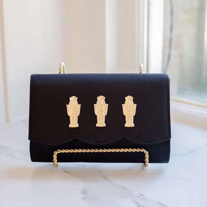 Lisa Lerch | Faille Black Clutch