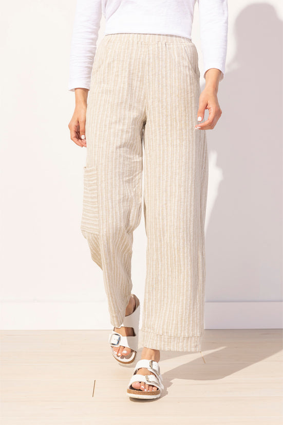 Escape By Hab | Bali Stripe Cotton Pocket Floo