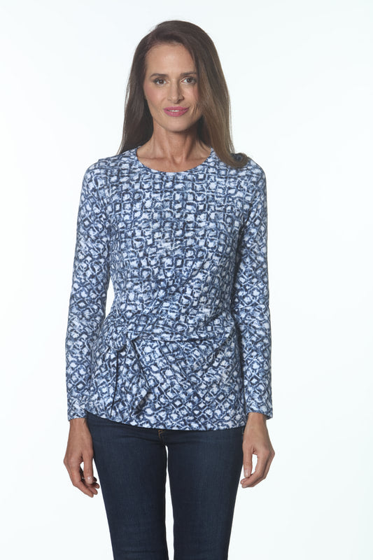 Eli | Mosaic Side Tie Top