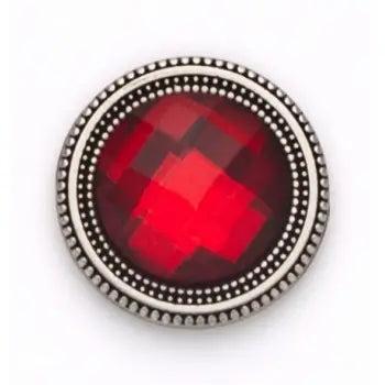 Magnebutton | Red Crystal Button