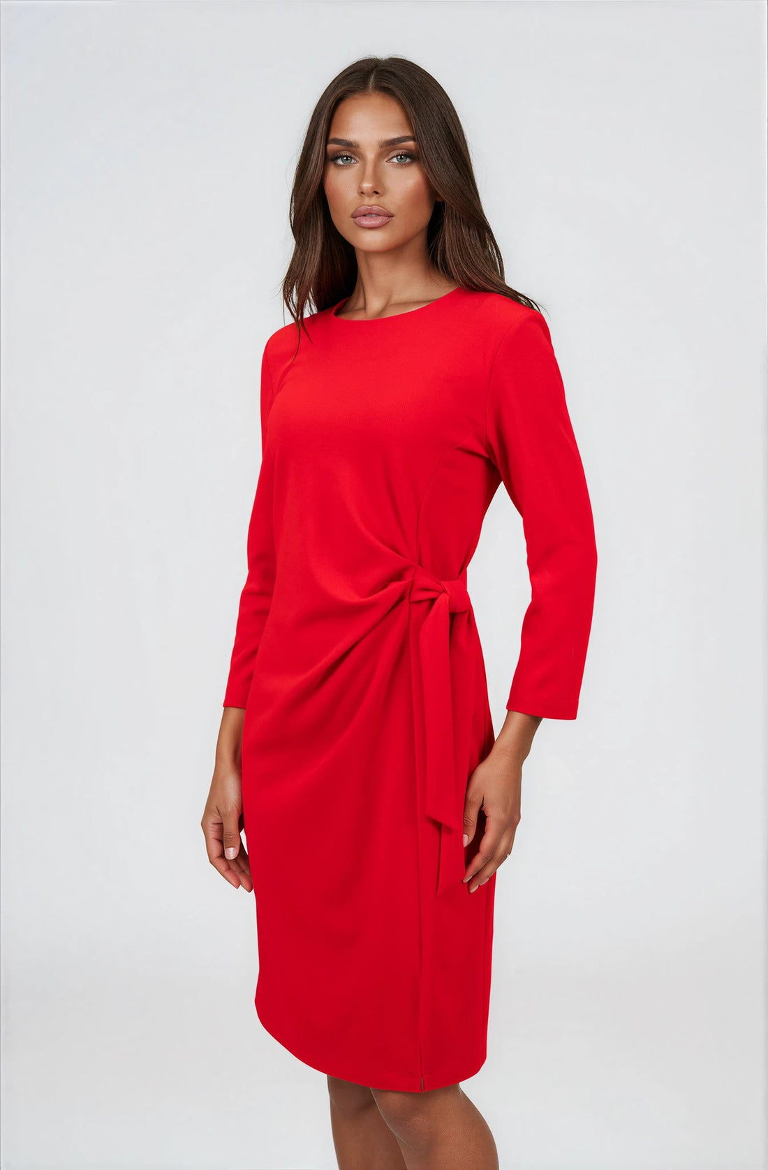 Elegant updated SCAPA dress in soft fabric, featuring a flattering silhouette and stylish design, perfect for versatile occasions.