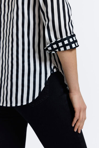 Foxcroft | Meghan Top 3/4 Sleeve